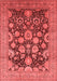 Oriental Red Industrial Area Rugs