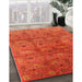 Machine Washable Industrial Modern Red Rug in a Family Room, wshurb3212