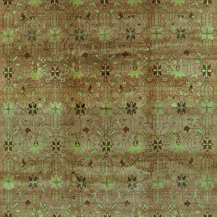 Oriental Turquoise Industrial Rug, urb3212turq