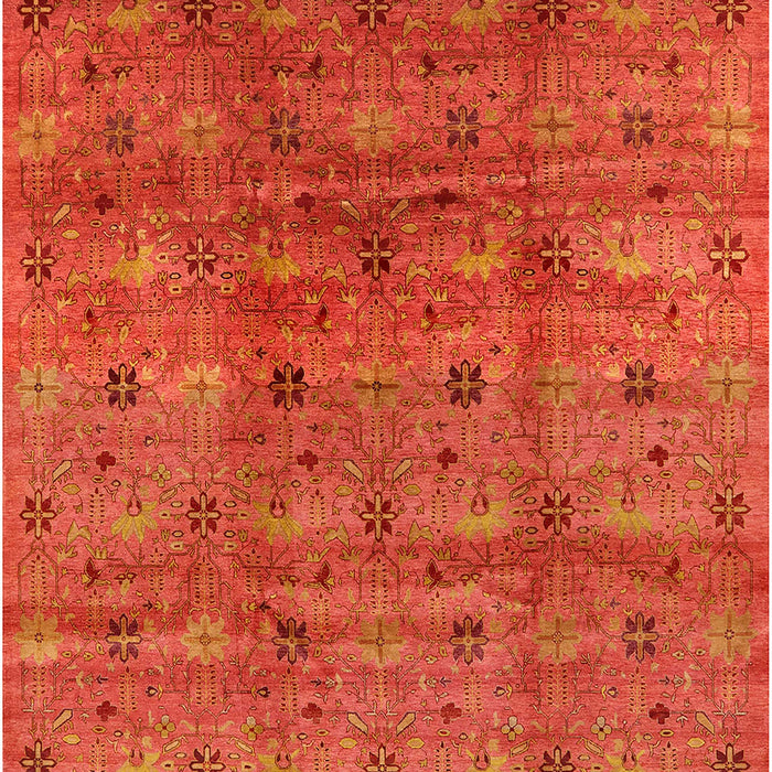 Mid-Century Modern Red Oriental Rug, urb3212