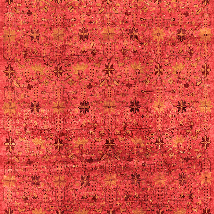 Oriental Orange Industrial Rug, urb3212org