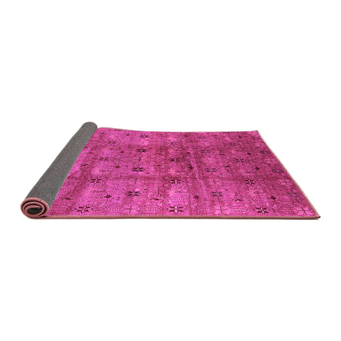 Sideview of Oriental Purple Industrial Rug, urb3212pur
