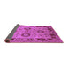 Sideview of Oriental Purple Industrial Rug, urb3213pur