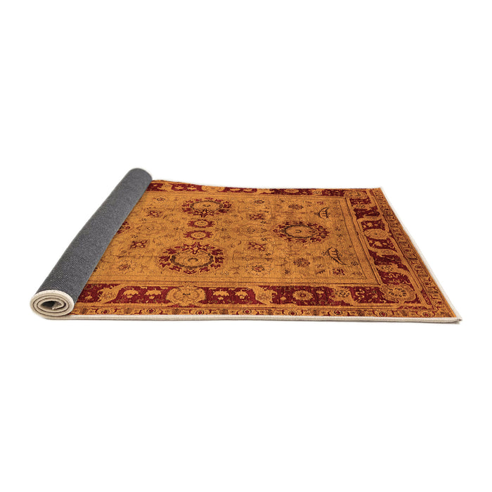 Sideview of Oriental Orange Industrial Rug, urb3213org