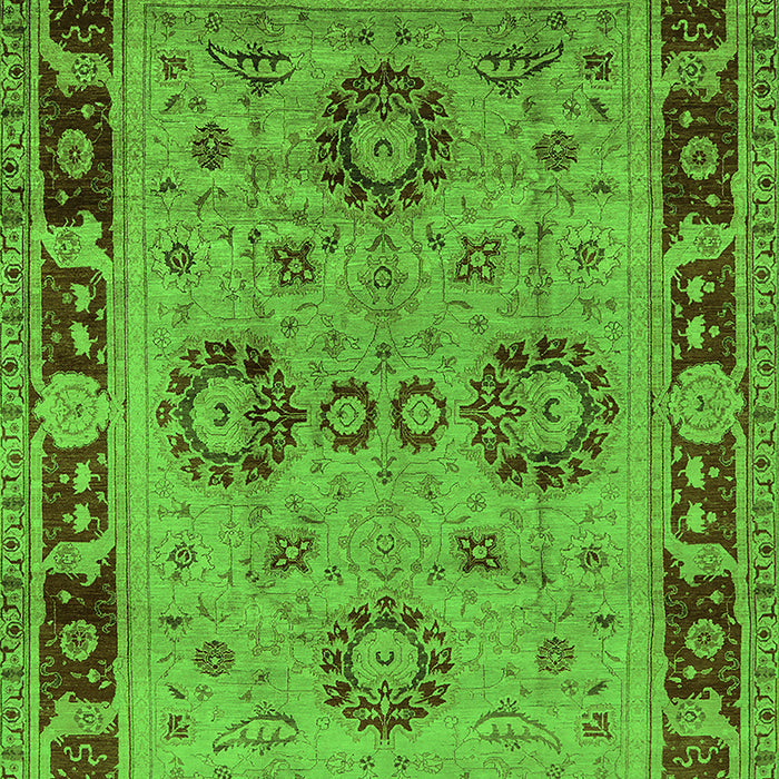 Oriental Green Industrial Rug, urb3213grn