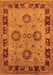 Oriental Orange Industrial Rug, urb3213org