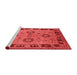 Industrial Red Washable Rugs