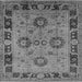 Square Oriental Gray Industrial Rug, urb3213gry