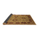 Sideview of Oriental Brown Industrial Rug, urb3213brn