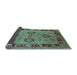 Sideview of Oriental Light Blue Industrial Rug, urb3213lblu