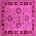 Square Oriental Pink Industrial Rug, urb3213pnk