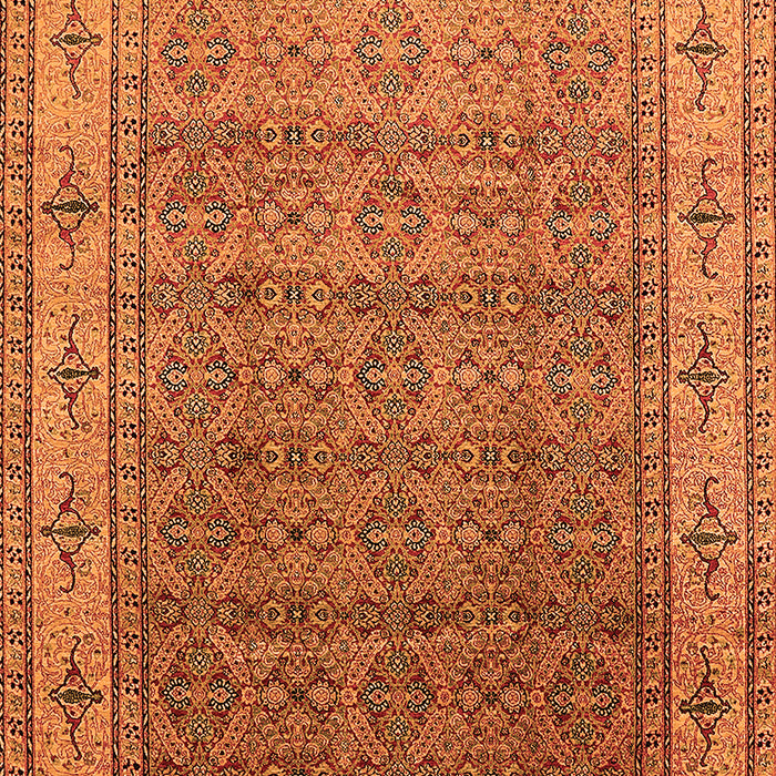 Oriental Orange Industrial Rug, urb3214org