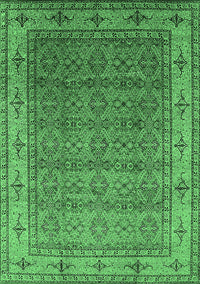 Oriental Emerald Green Industrial Rug, urb3214emgrn