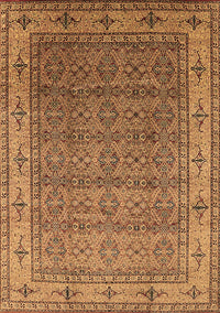 Oriental Brown Industrial Rug, urb3214brn