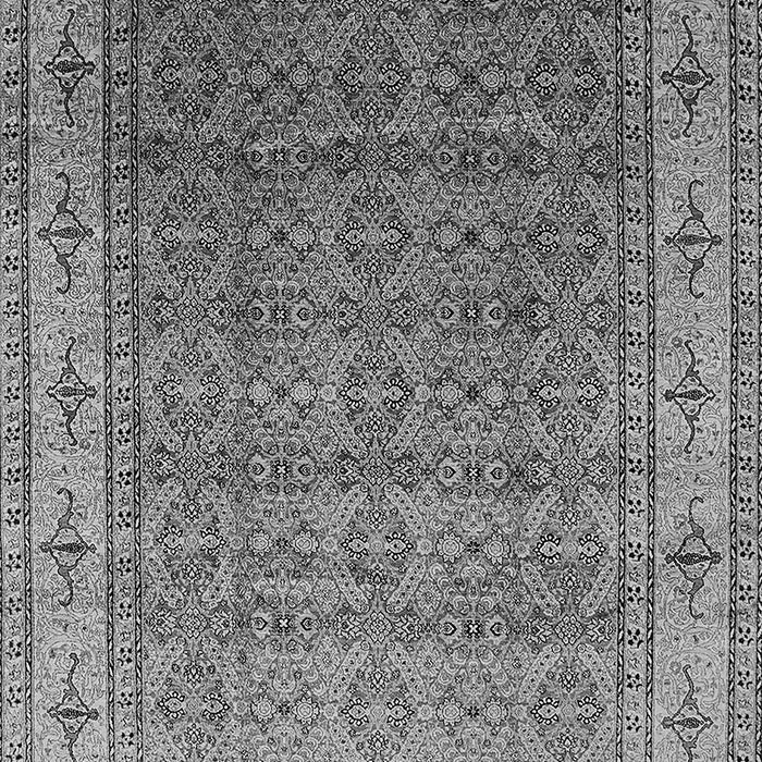 Machine Washable Oriental Gray Industrial Rug, wshurb3214gry