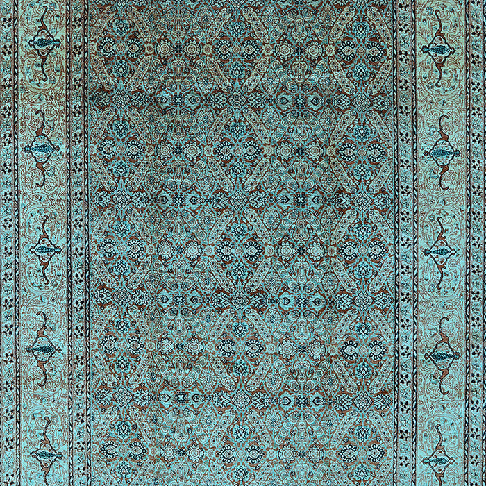 Oriental Light Blue Industrial Rug, urb3214lblu