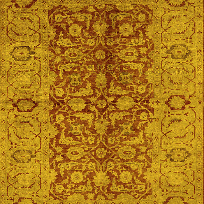 Oriental Yellow Industrial Rug, urb3215yw