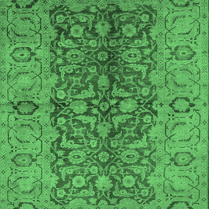 Oriental Emerald Green Industrial Rug, urb3215emgrn