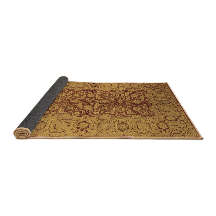 Sideview of Oriental Brown Industrial Rug, urb3215brn