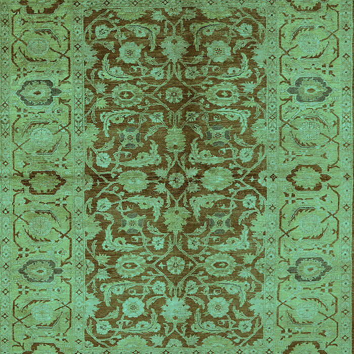 Oriental Turquoise Industrial Rug, urb3215turq