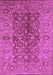 Machine Washable Oriental Purple Industrial Area Rugs, wshurb3215pur