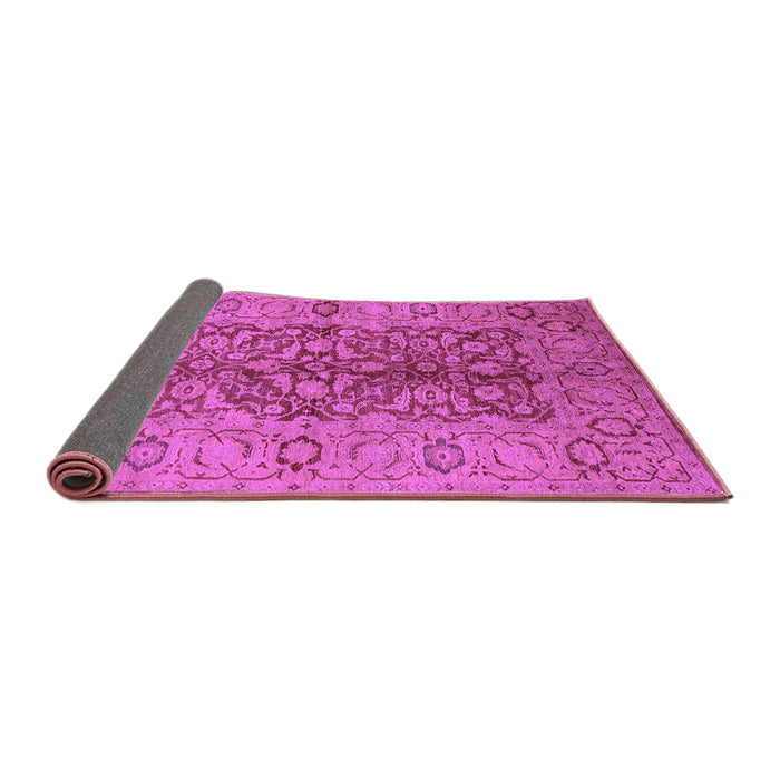 Sideview of Oriental Purple Industrial Rug, urb3215pur