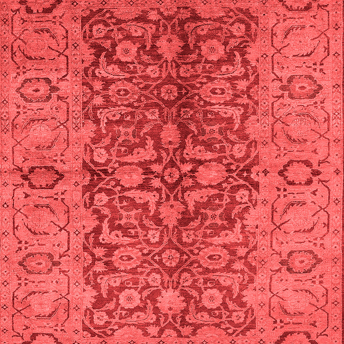 Machine Washable Oriental Red Industrial Rug, wshurb3215red