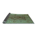 Sideview of Oriental Light Blue Industrial Rug, urb3215lblu