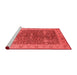 Industrial Red Washable Rugs