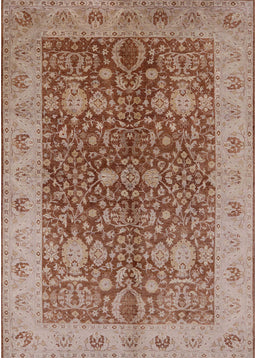 Mid-Century Modern Chestnut Red Oriental Rug, urb3216