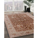 Machine Washable Industrial Modern Chestnut Red Rug in a Family Room, wshurb3216