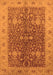 Oriental Orange Industrial Rug, urb3216org