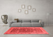 Industrial Red Washable Rugs