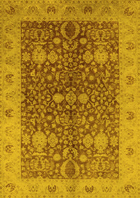 Oriental Yellow Industrial Rug, urb3216yw