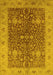 Oriental Yellow Industrial Rug, urb3216yw