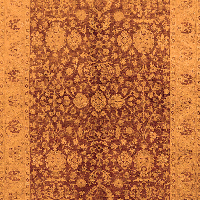 Machine Washable Oriental Orange Industrial Area Rugs, wshurb3216org