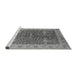 Sideview of Machine Washable Oriental Gray Industrial Rug, wshurb3216gry