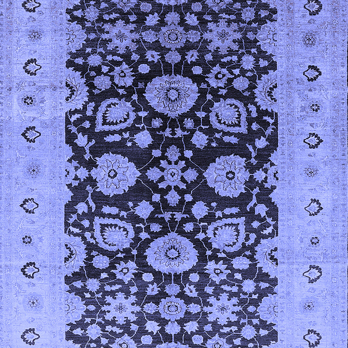 Oriental Blue Industrial Rug, urb3217blu