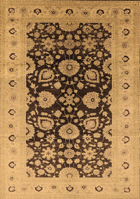 Oriental Brown Industrial Rug, urb3217brn