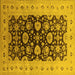 Square Oriental Yellow Industrial Rug, urb3217yw