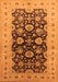 Machine Washable Oriental Orange Industrial Area Rugs, wshurb3217org