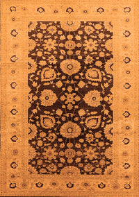 Oriental Orange Industrial Rug, urb3217org