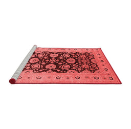 Industrial Red Washable Rugs