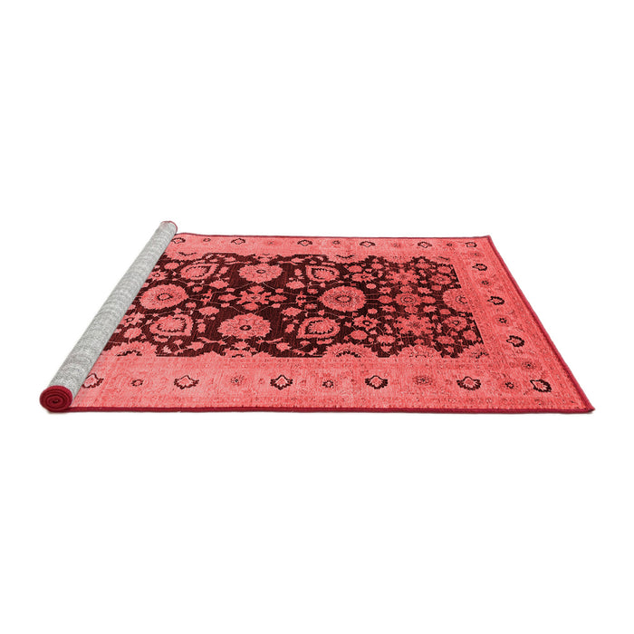Industrial Red Washable Rugs