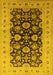 Oriental Yellow Industrial Rug, urb3217yw