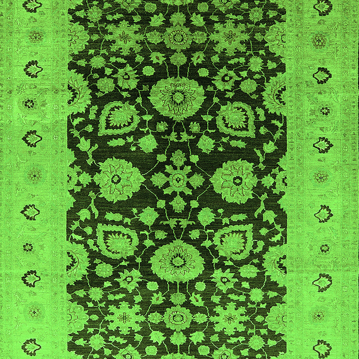 Oriental Green Industrial Rug, urb3217grn