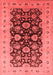 Oriental Red Industrial Area Rugs