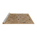 Sideview of Machine Washable Industrial Modern Light Brown Rug, wshurb3218