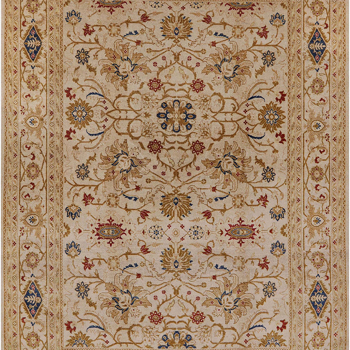 Mid-Century Modern Light Brown Oriental Rug, urb3218
