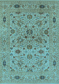 Oriental Light Blue Industrial Rug, urb3218lblu